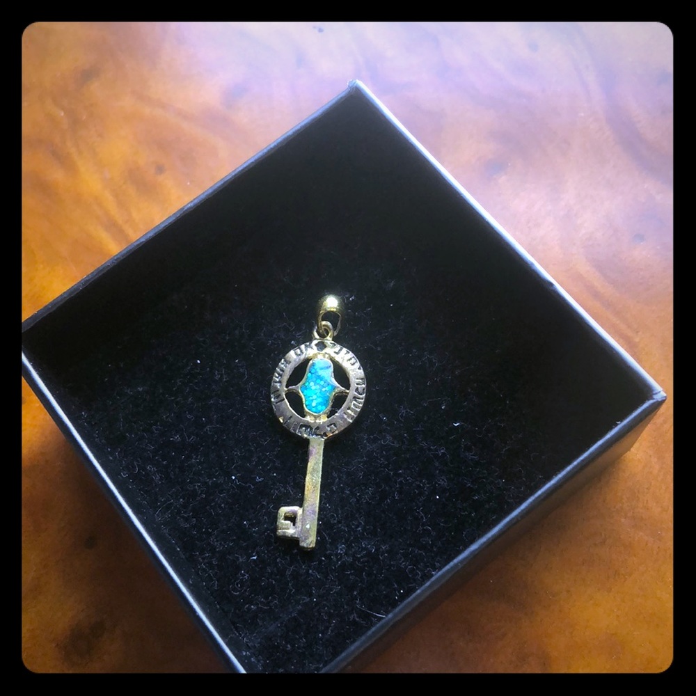 Gold and Opal Pendant